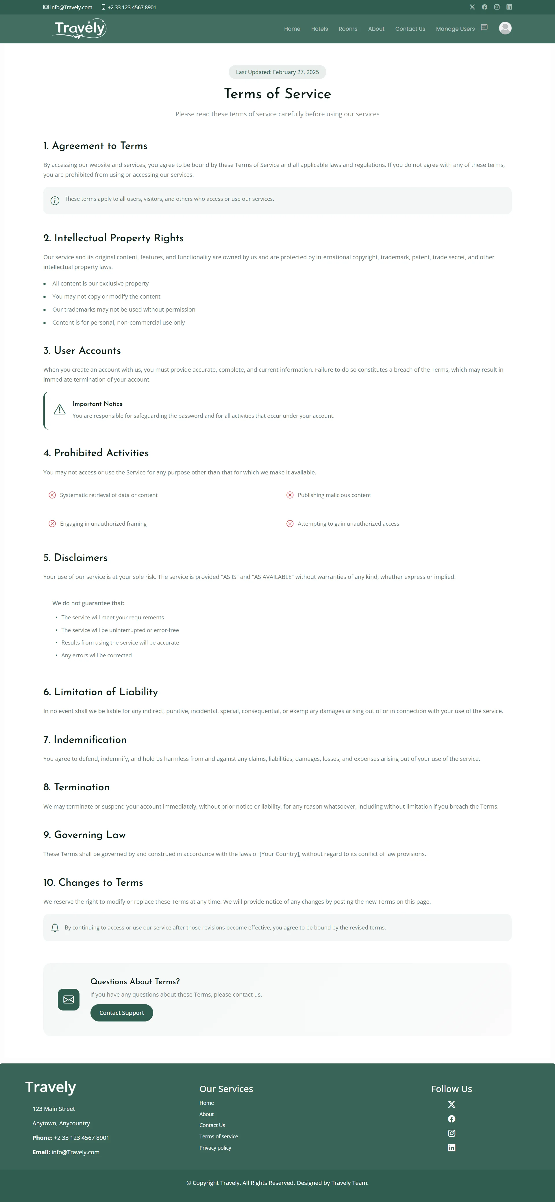 Terms of Service